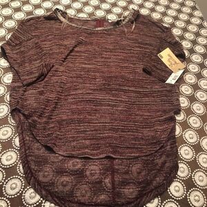 True Freedom Juniors Medium Back Zipper Top